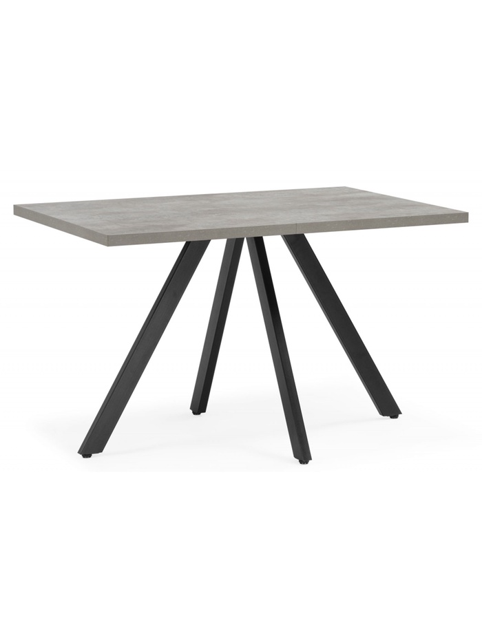 Стол деревянный Райн 32 116(160)x77 раздвижной цемент / черный