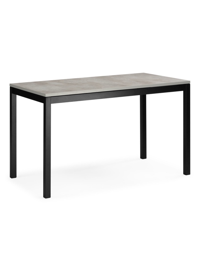 Стол деревянный Жаклин 120(170)x68 раздвижной лдсп / бетон метрополитен